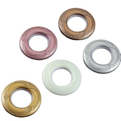 China Eco - Friendly Metal Grommet Rings Plastic Curtain Circle Grommet for sale