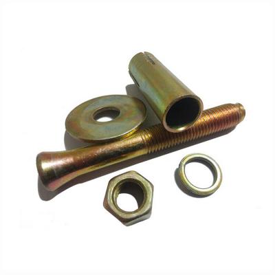 China Popular installation 3 or 4 sheet expansion bolts good quality carbon steel repair expansion bolts galvanized expansion bolts or pry gecko for sale