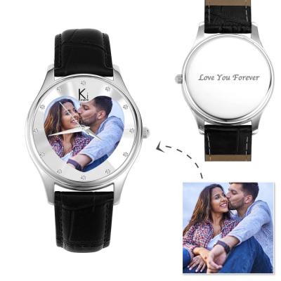 China Water Resistant Drop Shipping 40mm Stylish Watches Water Proof Custom Label Male Watches Woman Quartz Watch With Low Moq for sale