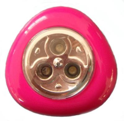 China ROUND 2LED PUSH LIGHT LED PUSH LIGHT Emergency Light Baby Kids Mini Night Light for sale