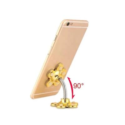 China 360 Rotating Flower 360 Rotating Phone Holder Suction Double Side Cup For All Mobile Phone for sale