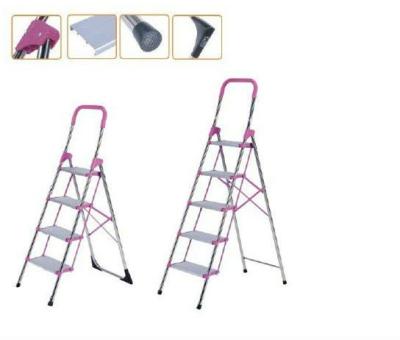 China Folding Ladders Wire Rubber Feet Platform Sale Folding A Type Aluminum Metal Ladder for sale