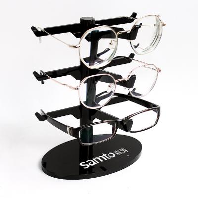 China Eco-Friendly Clear Sunglasses Display Acrylic Glasses Holder Stand Sunglasses Countertop Display for sale