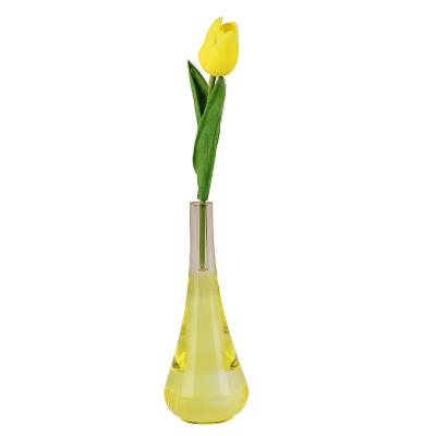 China Nordic Style Light 93% Transmittance Imitation Glass Acrylic Vase for sale