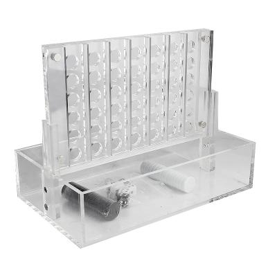 China Assembly Acrylic Connect 4 Game Set Neon Lucite Connect 4 In A Row Game Wholesale for sale