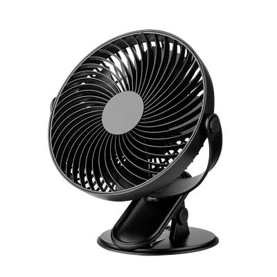 China Amazon 360 Degree Rotating Clip Fan Hot Selling USB Rotating Fan 360 Degree Clip Fan for Home Office USB Charging Desktop Fan for sale