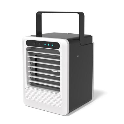 China Hotel Portable Mini Air Conditioner Negative Ion Fan Cooler Humidifier LED Refrigerator Portable Humidification New Design for sale