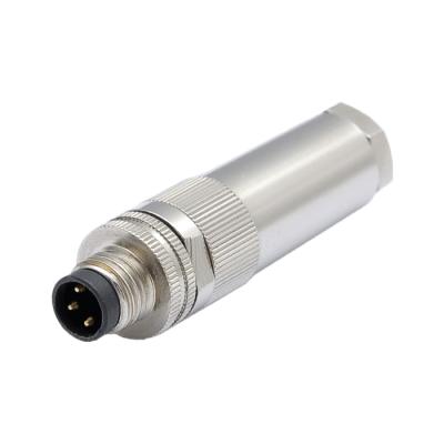 China Network Wiring M8 Circular Connector Straight Type Or Right Angle Type 3Pin 4Pin IP67 IP68 for sale