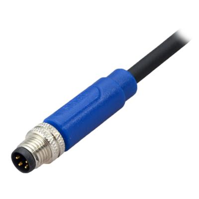 China Low Price Automotive Circular Connector M8 4 Pin Molded Cable for sale