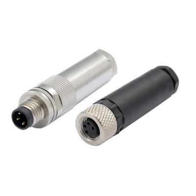 China Industrial Automation Waterproof M8 3 Pin 4 5 Pin Conector Standard for sale