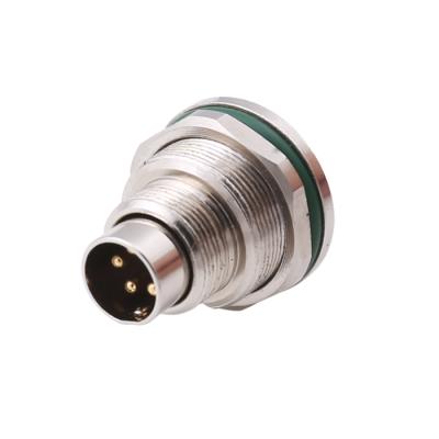 China M9 Panel Waterproof Connector 2pin 3pin 4pin 5pin 7pin 8pins Front Attached Solder Assembly Mount Type High Voltage for sale