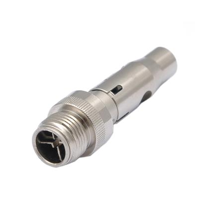 China m12 8pin power coding male x ip67 waterproof for on-mount connectors (with shield) for sale