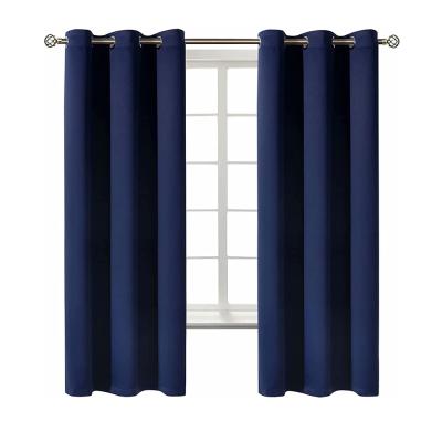 China Blackout Blackout Curtains for Bedroom - Grommet Thermal Insulated Room Darkening Curtains for Living Room, Set of 2 Panels for sale