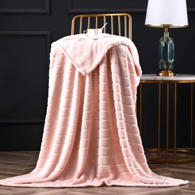 China Anti Dust Mite Spray Blanket Super Soft Comfortable Warm Blanket Lightweight Fleece Luxury Blanket For Bed Couch for sale