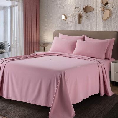 China Newest Anti Dust Mite Sheet Brushed Microfiber Bedding Set For Bedroom Sheet Set 4/6pcs for sale