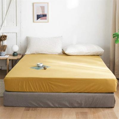 China Anti Dust Mites Ready To Ship Fitted Sheet, 4 Way Stretch, Microfiber For Standard Mattress And 8-14 Inch Air Bed Mattress for sale