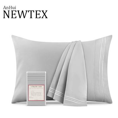 China Luxury Egyptian Anti-static Brush Microfiber Polyester Cheap Pillow Case for sale