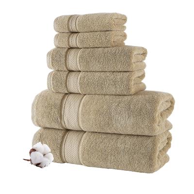 China Child Safe Superior Luxury Towel Set Single Bathroom Towel for sale