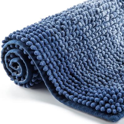 China Chenille Bathroom Rugs And Sustainable Rugs , Bath Mats For Bathroom Non Slip , Soft Bath Rugs for sale