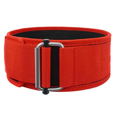 China Neoprene Durable Adjustable Home Bodybuilding Belt Gym Workout Belt Gym Workout Resistance Accessories Nylon Weightlifting Training Belt for sale