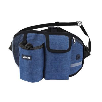 China Multi-Function Running Waterproof Training Pocket Dog Treat Waist Bag Water Proof Sports Poop Bag Built-in Dispenser for sale