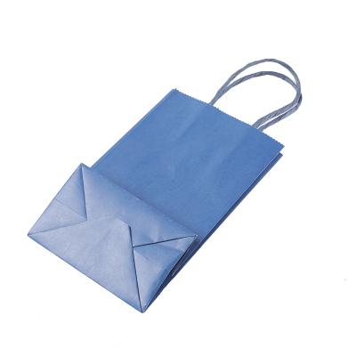 China Recyclable Custom Printed Brown Craft Gift Craft Shopping White Paper Bag Logo Cardboard Kraft Paper Bag With Handles for sale