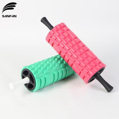 China Sanfan Non-slip Factory Wholesale New Arrival EVA Smooth Soft Muscle Roller Customized Massage Roller Exercise Foam Roller for sale