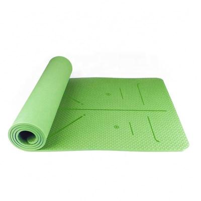 China SANFAN Single Layer Gym Fitness Mats Manufacturer Non-slip Wholesale Eco-friendly Yoga Tape Mats Custom Print Anti-Slip High Density for sale