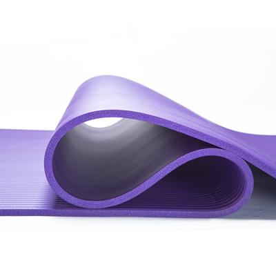 China Non-slip Manufacturer Anti Tear Natural NBR Eco-Friendly Rubber Yoga Mat for sale