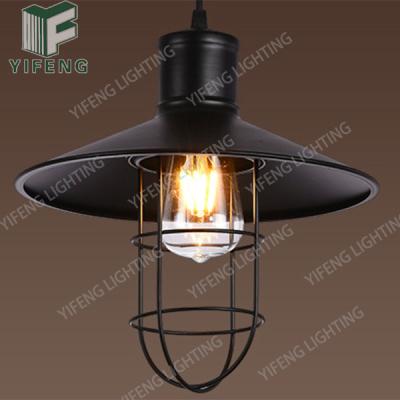 China Antique Iron Metal Vintage Light Bulb Hanging Fixture / Pendant Light muti-colors for sale