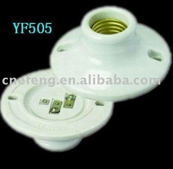 China Ceramic Screw E27 Lamp Holder YF10-6 for sale