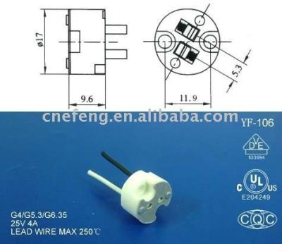 China G4 screw halogen lamp holder for sale