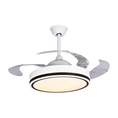 China Modern 42 Inch 68 Ith Bladeless Ceiling Fan Remote Control Led Fan Light for sale