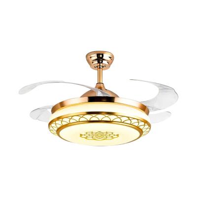 China Modern super affordable ceiling fan with led light 42 inch frequency conversion chandelier ceiling fan light for sale