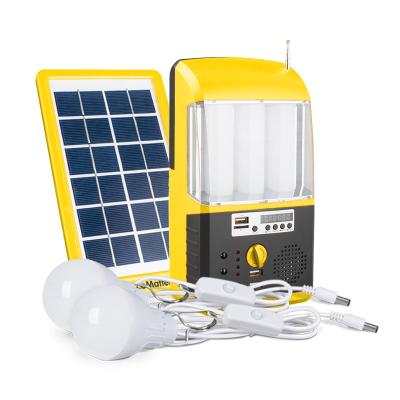 China Theme Park EcoMatters Kits Multifunctional Portable Solar Lighting Power System For Home for sale