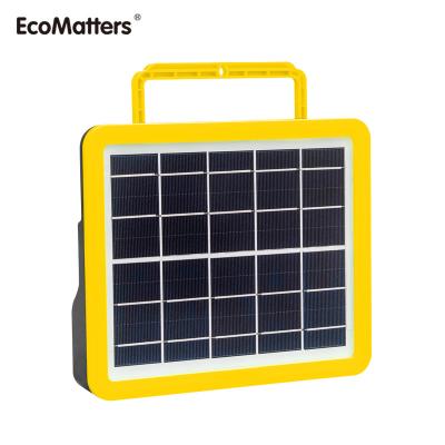 China Home Multi Functional Solar System 5W Solar Panel Lithium Battery Mobile Home Caravan Solar System Integrated Power Station for sale