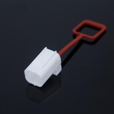 China Red Automotive Connector 6 Way JST Dust Protection Cover Housing With Lead for sale