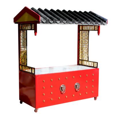 China energy saving cart/hand push food carts/trailer ice cream truck/customized mobile snack carts on sale for sale