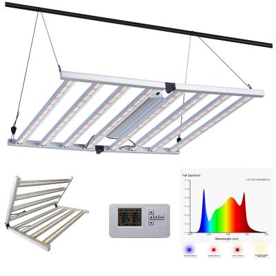 China USA Stock 2021 Full Spectrum 800w Bar 500w 600w 640 Watt Diy Foldable DIY Indoor Plants Led Grow Lights Kits 2021 for sale