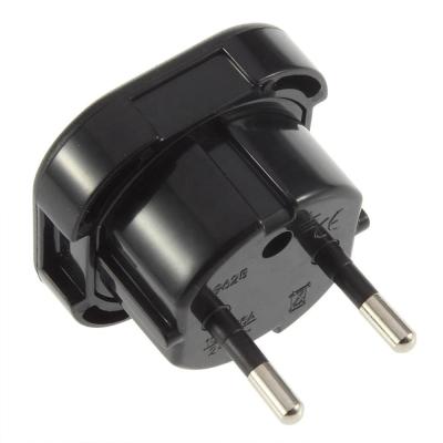 China New 2 Pin AC Power Plug Adapter Connector Travel Power Residential/Multipurpose Universal Plug Adapter UK To EU Adapter Converter Wholesale for sale