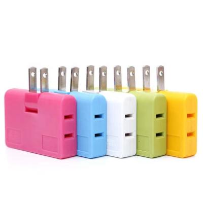 China Mobile Phone 3 in 1 Power Converter Plug in Drag Strip Travel Portable Smart Plug Universal Rotated Travel Adapter for sale