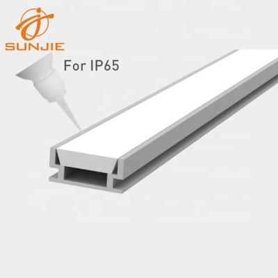 China ALP1908 Flooring Decorations Aluminum Profile LED Channel Aluminum Extrusion For Floor Decoration for sale