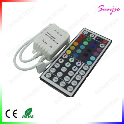 China DC12V Led IR RGB Controller Manual 44 Key Led IR Controller L110xW56xH34 for sale