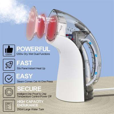 China Quick Heat & Powerful Energy Electric Iron Handheld Steamer For Home Clothes Garment Or Traveling Smart Portable Steam Iron for sale