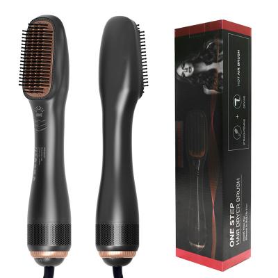 China Manufacturer Nondisposable 3 in 1 Hot Air Blowout Makeup Straightener Hair One Step Blow Dryer Hair Brush for sale