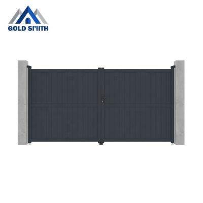 China Privacy Panel Fence Villia Border Blade Commercial Composite Fence Easily Assembled Panel Courtyard Fence for sale