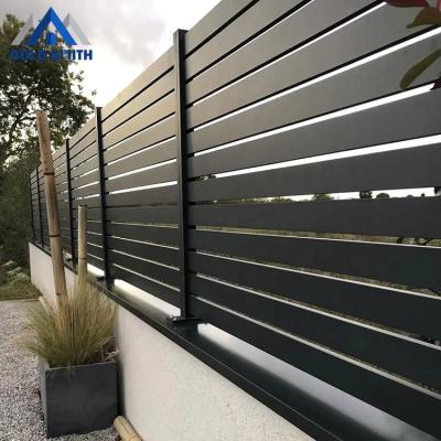 China Easily Assembled Commercial Waterproof Yard Fencing Easy Assembled Aluminum Fence Panels for sale