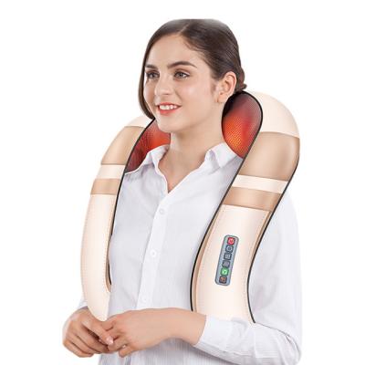 China Komfortabel Scratcher Homssage Rechargeable Electric Sickness Shoulder Neck Treatment Back Body Massager Cushion Messager For Back Pain for sale