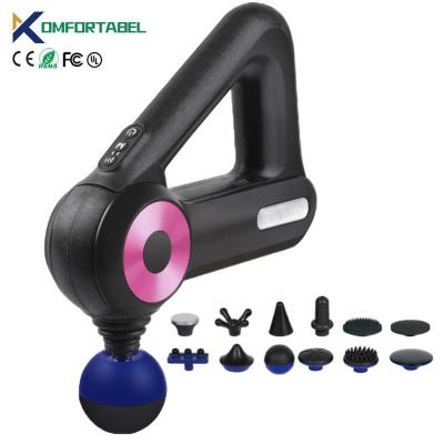 China Rechargeable Muscle Facial Percussion Acessoir de MG05F Pistola Masaje EMC Vybe Masajeador Potente Gun Massage Gun A for sale