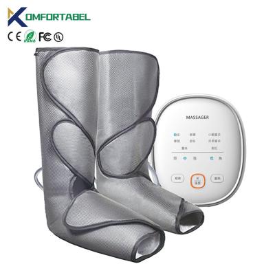 China FM03Y Rechargeable Health Care Electric Foot Massager and Vibrator 360 Foot Air Pressure Joint Mobility Foot Massager Happy Legs for sale